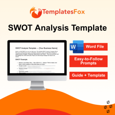 Template for SWOT Analysis