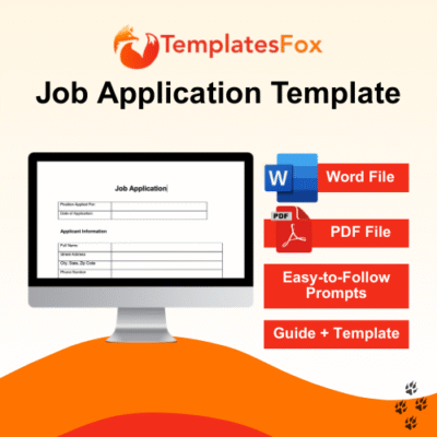 template for job application pdf word